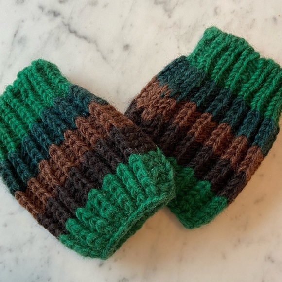 Hand Knitted Hand Warmers - Picture 2 of 3